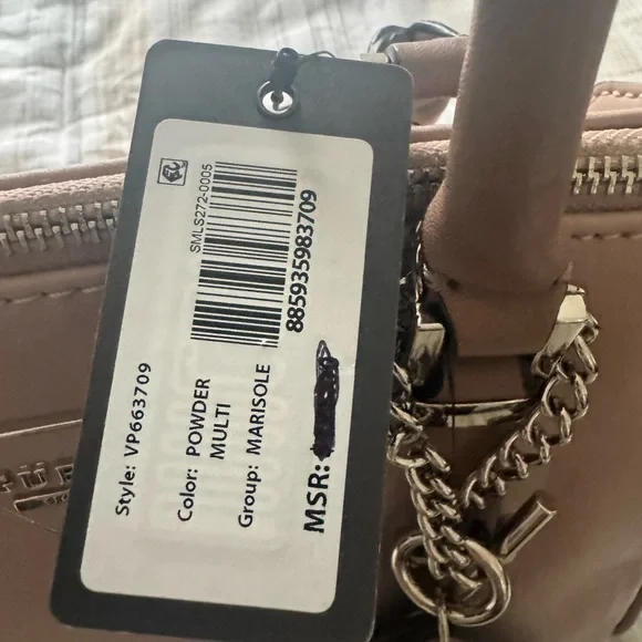 Guess Two-Tone Brown Satchel - Picture 6 of 6